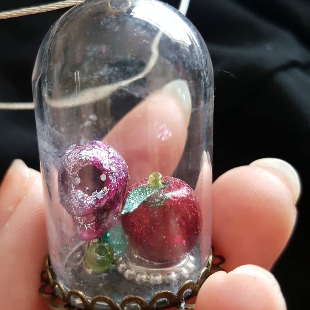 Snow white inspired custom made necklace